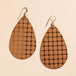 London Tan Quilted Teardrop