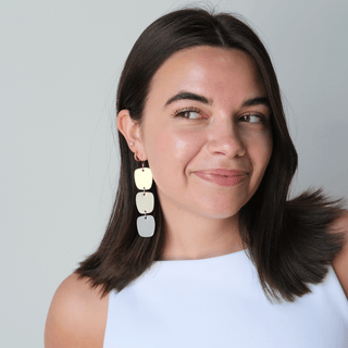 Metallic Ombré Cali - Nickel & Suede