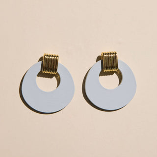 Morning Fog Evan - Nickel & Suede