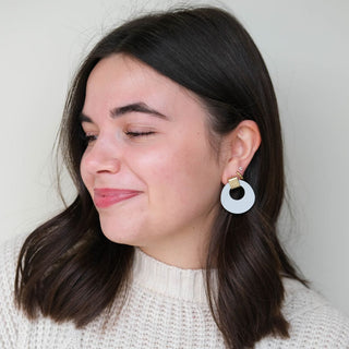 Morning Fog Evan - Nickel & Suede