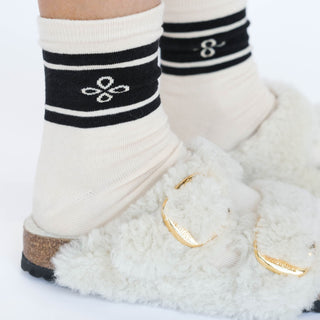 Nickel and Suede Socks - Nickel & Suede