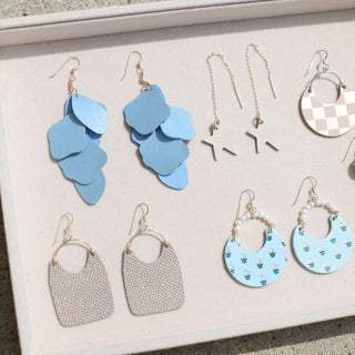 N&S Monthly - Leather Earrings Subscription Box - Nickel & Suede