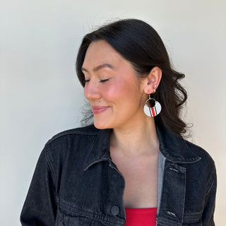 Ohio State University Helmet Stripe Nina - Nickel & Suede