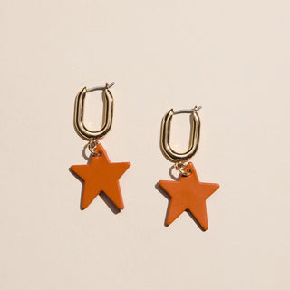 Orange Tate - Nickel & Suede