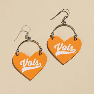 Orange University of Tennessee Vols Lover - Nickel & Suede