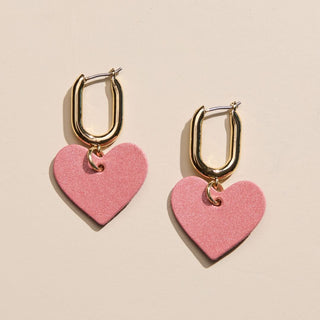 Pale Blush Pearl Quinn - Nickel & Suede