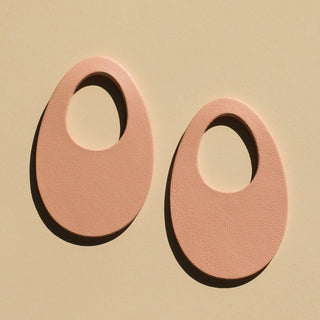 Pink Clay Olivia Extra Leather Pair - Nickel & Suede