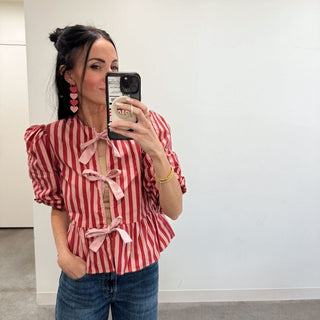 Pink Pepper Ashton - Nickel & Suede