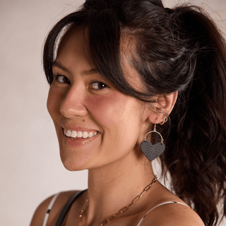 Raven Lover - Nickel & Suede