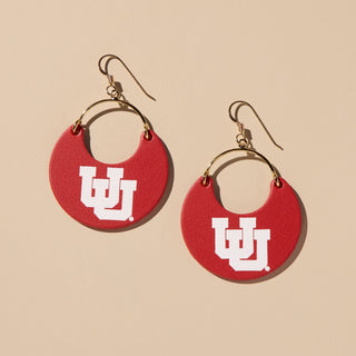 Red University of Utah Ninas - Nickel & Suede