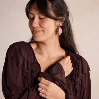 Rosebud Weston - Nickel & Suede