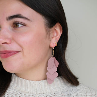 Rosewater Suede Florence - Nickel & Suede