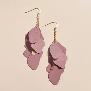 Rosewater Suede Florence - Nickel & Suede