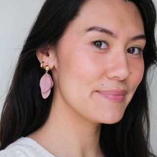 Rosewater Suede Weston - Nickel & Suede