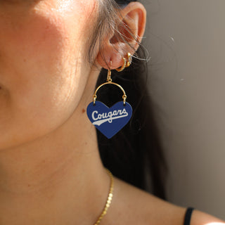 Royal Brigham Young University Cougars Lover - Nickel & Suede