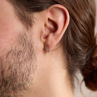 Silver Cross Huggies - Nickel & Suede