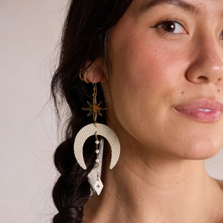 Soft Pearl Astra - Nickel & Suede