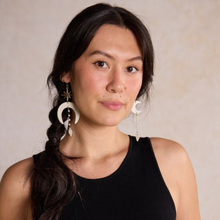 Soft Pearl Astra - Nickel & Suede