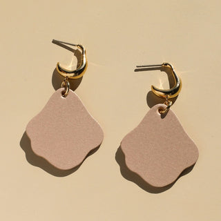 Soft Sand Shimmer Adella - Nickel & Suede