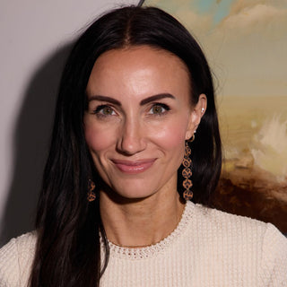 Spotted Leopard Sylvie - Nickel & Suede