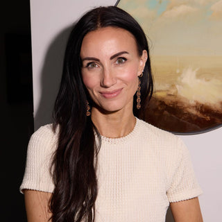 Spotted Leopard Sylvie - Nickel & Suede