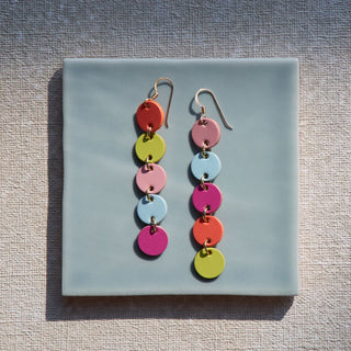 Spring Confetti Sylvie - Nickel & Suede