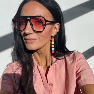 Spring Confetti Sylvie - Nickel & Suede