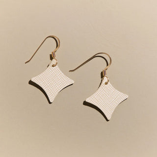 Spring Mini Sparkle - Nickel & Suede