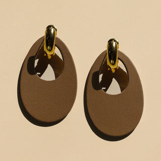 Stone Olivia - Nickel & Suede