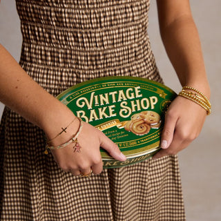 Sugar Cookie Minimalist Waterproof Cord Bracelet - Nickel & Suede