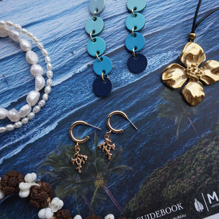 Summer Essentials Earring Set - Nickel & Suede