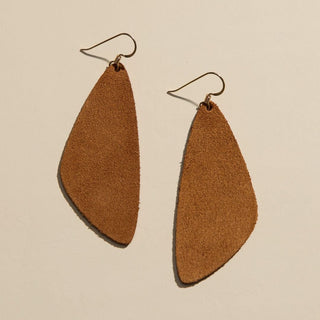 Tawny Suede Evie - Nickel & Suede