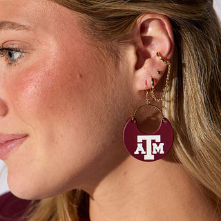 Texas A&M University Gift Set - Nickel & Suede