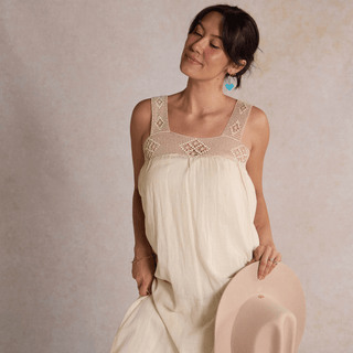 Turquoise Josie - Nickel & Suede