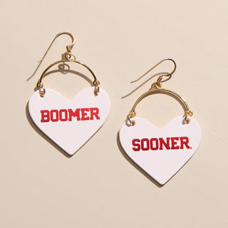 University of Oklahoma Boomer Sooner Lover - Nickel & Suede