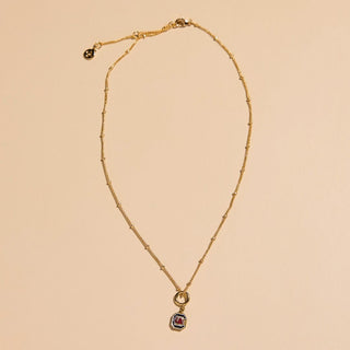 University of South Carolina Charm Necklace - Nickel & Suede