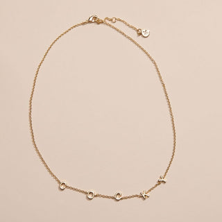 University of South Carolina "COCKY" Initial Necklace - Nickel & Suede