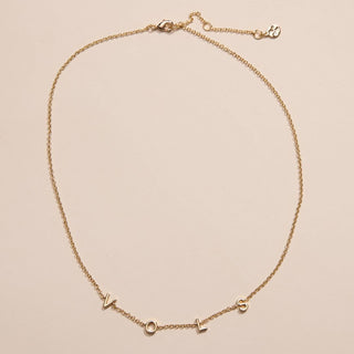 University of Tennessee VOLS Initial Necklace - Nickel & Suede