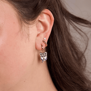 University of Washington Husky Huggies - Nickel & Suede