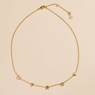 UTRGV Initial Necklace - Nickel & Suede