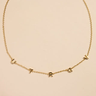 UTRGV Initial Necklace - Nickel & Suede