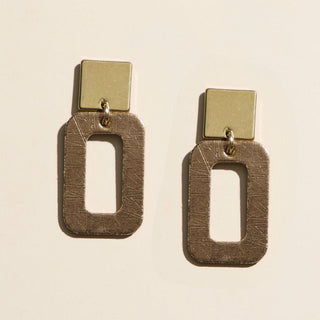 Vintage Bronze Logan - Nickel & Suede