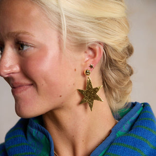 Vintage Gold Astrid - Nickel & Suede