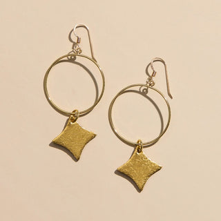 Vintage Gold Elliot - Nickel & Suede