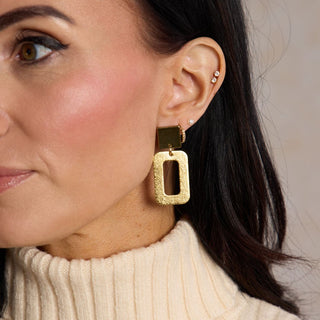 Vintage Gold Logan - Nickel & Suede