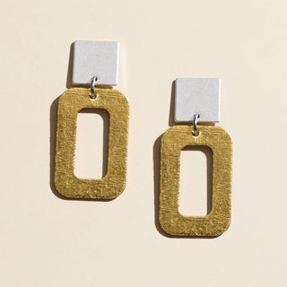 Vintage Gold Mixed Metal Logan - Nickel & Suede