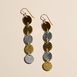Vintage Gold Mixed Metal Sylvie - Nickel & Suede