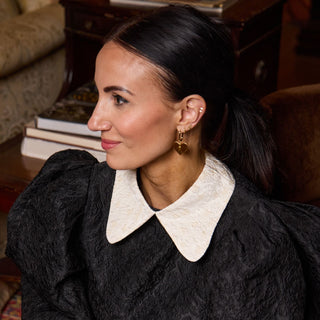 Vintage Gold Quinn - Nickel & Suede