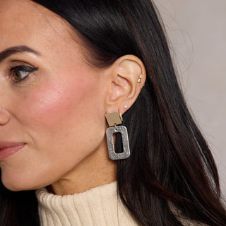 Vintage Silver Logan - Nickel & Suede