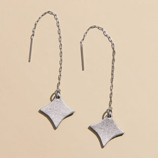 Vintage Silver Lyra - Nickel & Suede